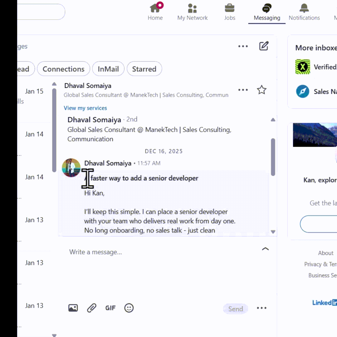 Highlight-to-check extension